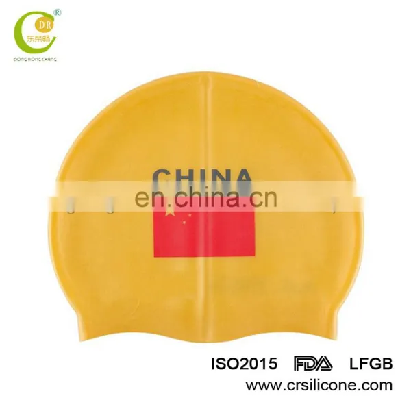 High Quality Waterproof Silicone Swimming Caps With Colored Logo photo-3