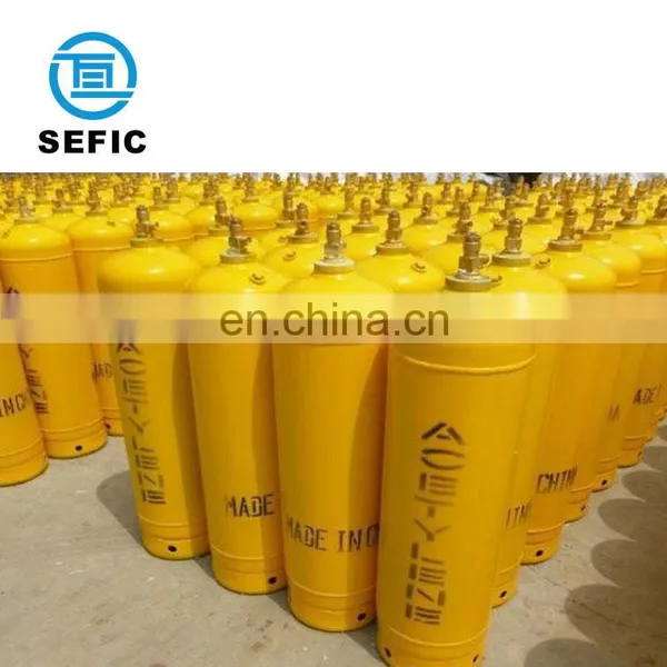 Seamless Stainless Steel Acetylene Cylinder Dissolved Acetylene Gas Cylinder photo-2