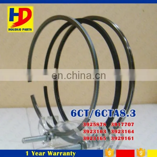 Excavator Engine 6CT 6CTA8.3 Piston Ring Set OEM No 3925878 3917707 photo-6