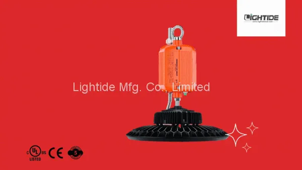 Lightide 240 Watts Emergency UFO High Bay Battery Operated Pendant Light, IP65 Rated, 5 Yrs Warranty photo-2
