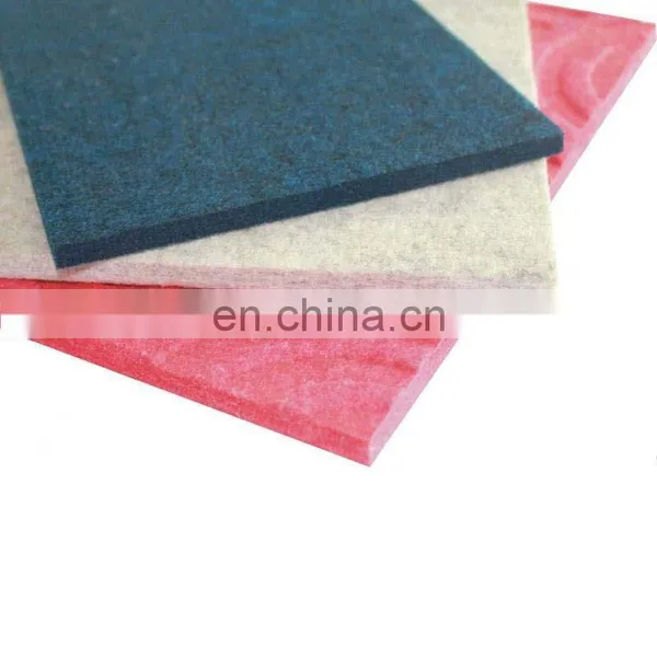Eco-friendly Colorful Polyester Fiber Acoustic Panel Easy Install photo-3
