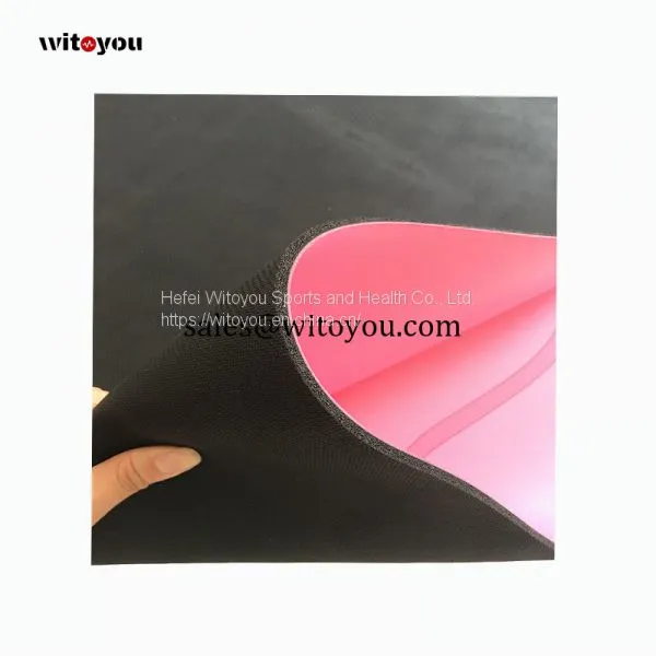 Eco Friendly PU Natural Rubber Yoga Mats Anti Slip Factory photo-3