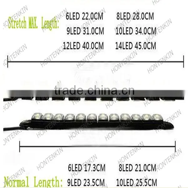 Ultra Bright 12smd LED Drl Daytime Running Time Light 12V Waterproof LED Light