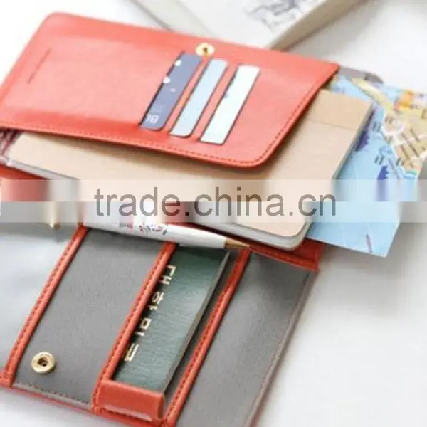 Passport Case, Travel Wallet Blocking Passport Cover Compact Case Holder Wallet,Prevent Degaussing,Classic Long photo-5