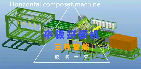 Automatic Plywood Veneer Vertical Horizontal Together Composer Machine photo-4