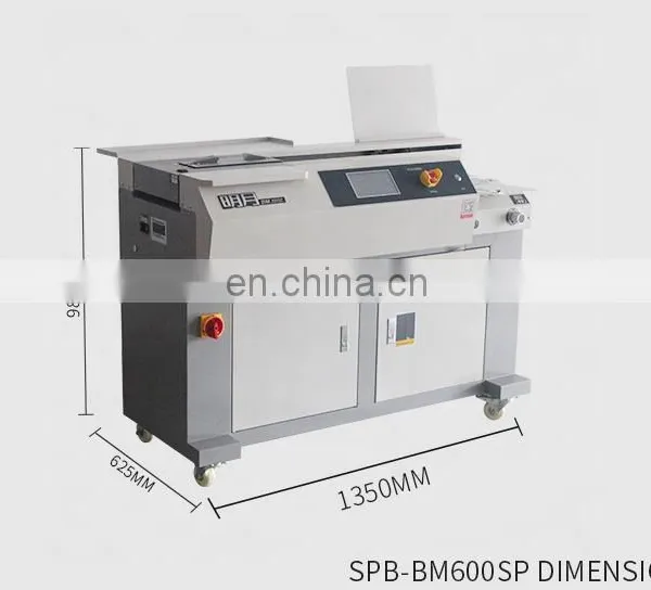 BM600SP for 320 mm Paper Binding Machine That 2022 Perfect Binder Hot Melt With High Binding Speed for Book photo-3