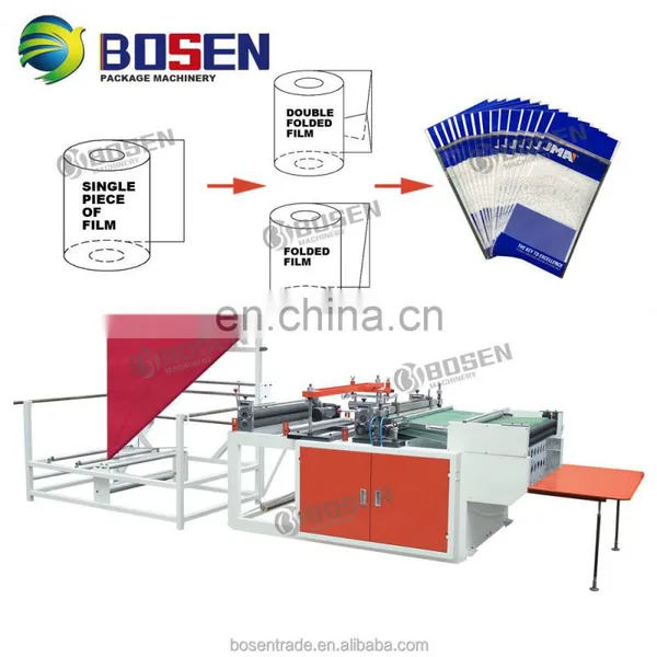 Side Sealing Bag Making Machine OPP BOPP DPP PE Ultrasonic Welding Plastic 100-200pcs/min photo-2