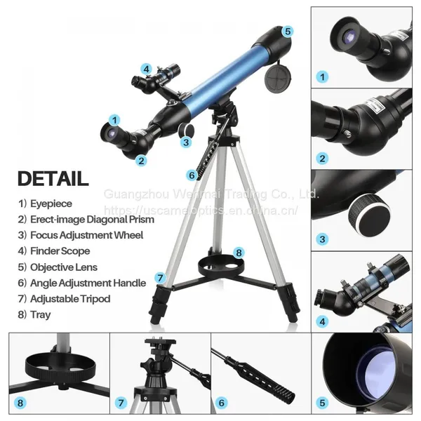 Uscamel Optics 50AZ Refracting Telescope for Beginners photo-2
