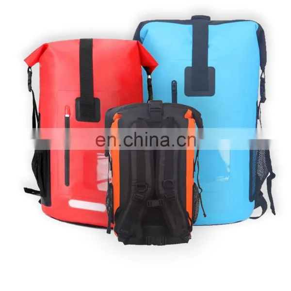 Custom Logo 15L 20L 25L 40L 50L 60L 80L Waterproof Dry Bag Backpack for Fishing Hiking Floating photo-2