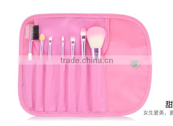 7pcs Professional Makeup Brushes Rare Travel Edition Set Cosmetic Brushes Kit With Cylinder Makeup Box photo-4
