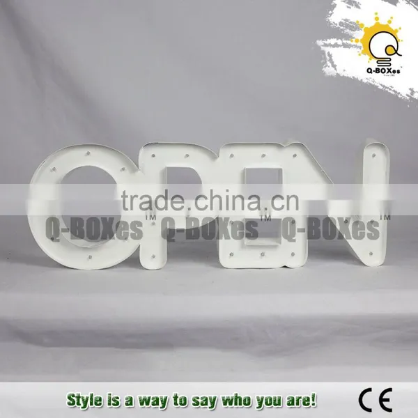 Frontlit Letter Sign