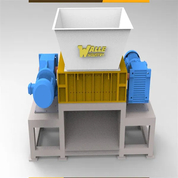 Rubber/Plastic/Wood /Scrap Metal /Solid Waste Shredder Double Shaft Crusher Machine