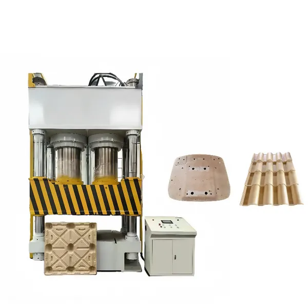 Wooden Sawdust Pallet Mdf Board Mould Hot Press Machine to Recycle Waste Wood