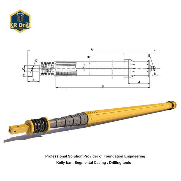 Friction Kelly Bar Customized for Various Drilling Rig Model photo-3