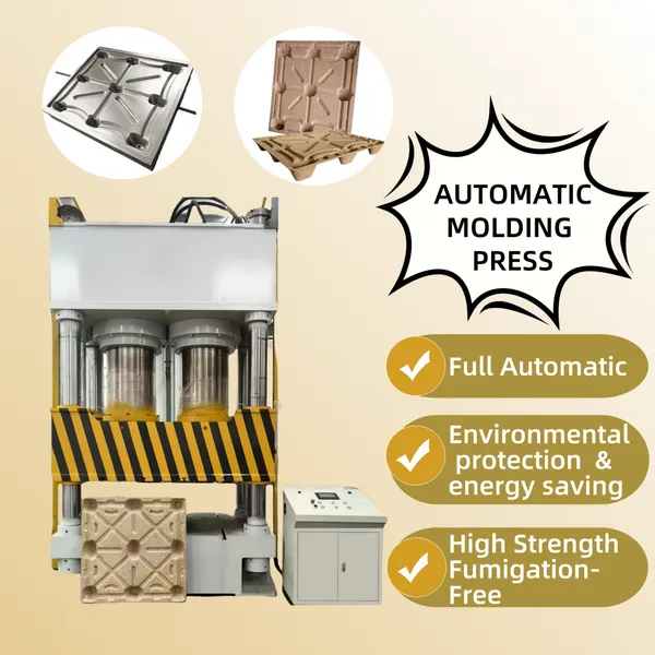 Industrial New Wood Pallets Wood Powder Pallets Agricultural Waste Recycling Pallet Making Equipment
