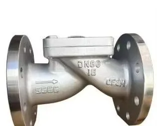 High Quality HC44X Rubber Flap Check Valve Stainless Steel Flange Horizontal Check Valve photo-3