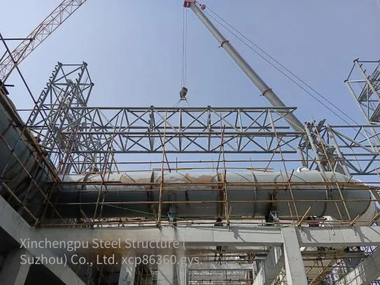 Processing of Large-span Lightweight Spatial Tubular Truss Structures, Installation of Steel Structure Frame Industrial Buildings, Processing and Construction Services for Truss Roofs of Stadiums photo-2