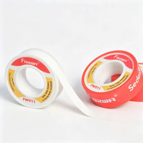 Forwa Thread Seal Tape Model 911 PVC Plastic Molding White 13mm X 15m Thickness 0.1mm ISO Industrial Cutting Natural Gas photo-2