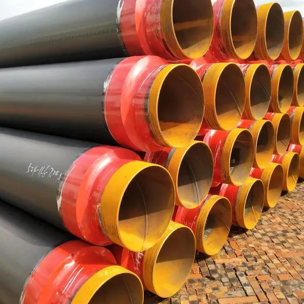 High Temperature Resistant Steel Jacket Steam Insulation Pipe Rock Wool Insulated Pipe For Power Plant Steam Network photo-4