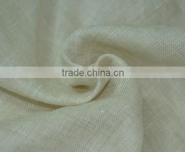100% Flax Linen Fabric for Ladies' Dress and Blouse