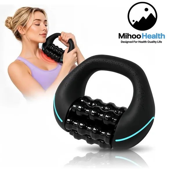 Ergonomic Handheld Percussion Massager With Rolling Massage Technology MH-8620