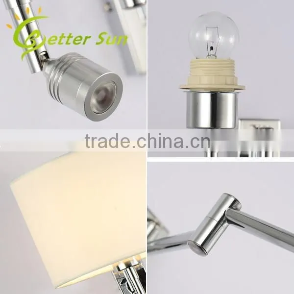 Linen Fabric LED Wall Lack Light/Wall Bracket Light Fitting/Indoor Wall Light Quality Choice photo-6