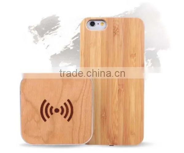 Wooden Wireless Receiving Shell for Iphone5/5S/qi Wireless Charger photo-2