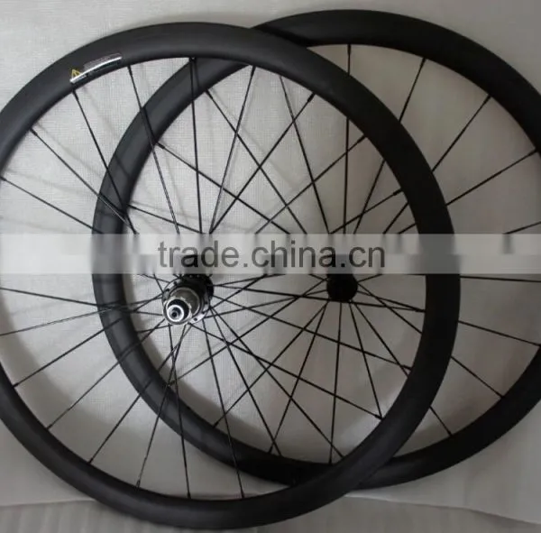 2015 hot 38mm*25mm U shape carbon clincher wheels 700c road bicycle carbon clincher wheelset