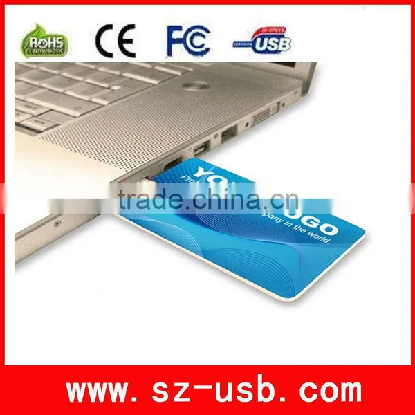 Promotional Gifts Credit Card Shaped Usb Flash Drive