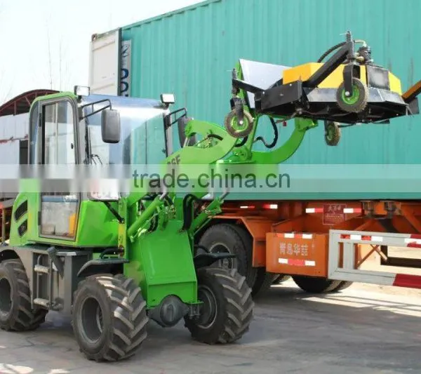 0.8ton Mini Loader 4WD Attachments Slasher,log Splitter,auger,tiller,blade photo-3