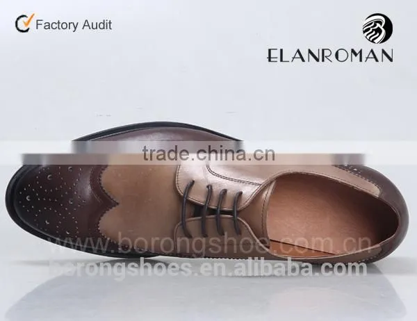 Leather Mens Brogue Shoes From Guangzhou China OEM Manufacture Dress Shoe photo-6
