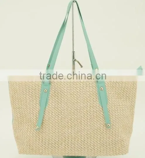 PP Fabric New Ladies Fashion Beach Straw Bag Tote Bag photo-2