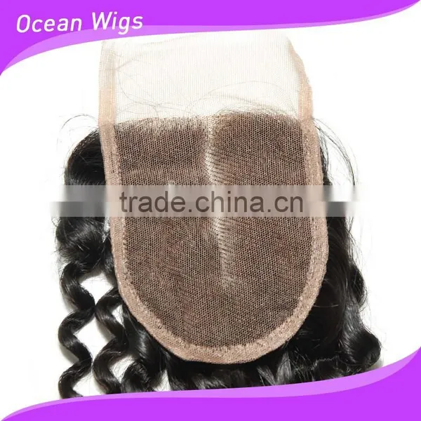 Hair Closure Piece, Kinky Curly, Nautral Color photo-4