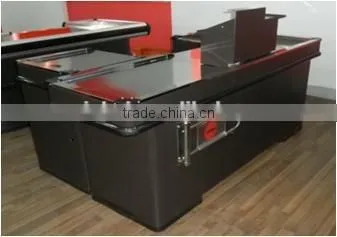 Supermarket Electronic Checkout Cash Counter With Belt By Changshu Factory photo-6