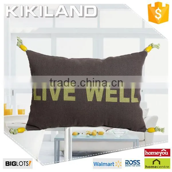 Factory Handmade Floral Ribbon Embroidery Cushion Covers Design photo-2