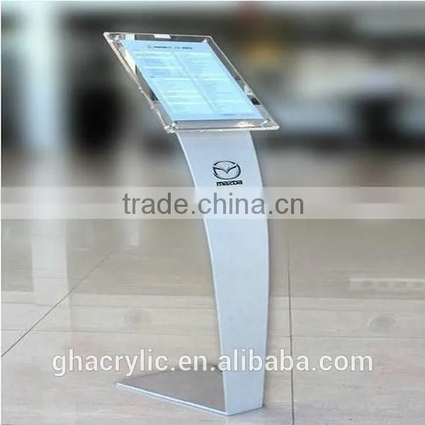 GH-RZ542 High-grade Professional Design Clear Acrylic Make up Dispaly Rack ,customized Acrylic Display Rack photo-5