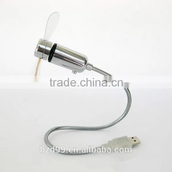 New OEM/ODM Logo Design Metal Flexible Small Electric Rechargeable USB Program LED Custom Message Fan photo-4