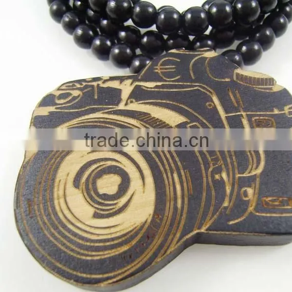 2015 Custom Handmade Wooden Beaded Necklace photo-2