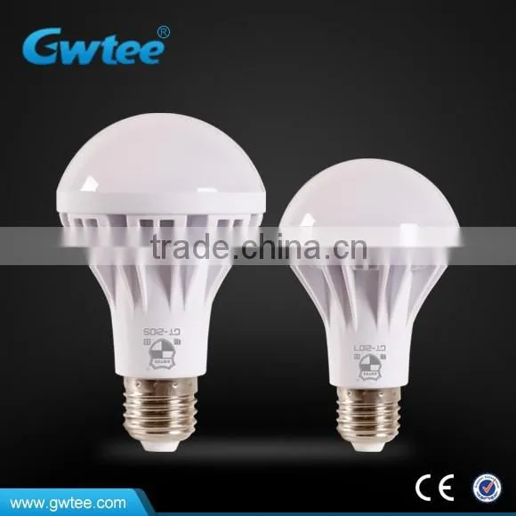 7W, Aluminum + Plastic Bulb, E27 Led Bulbs , 230 Beam Angle Aluminum Bulb photo-2