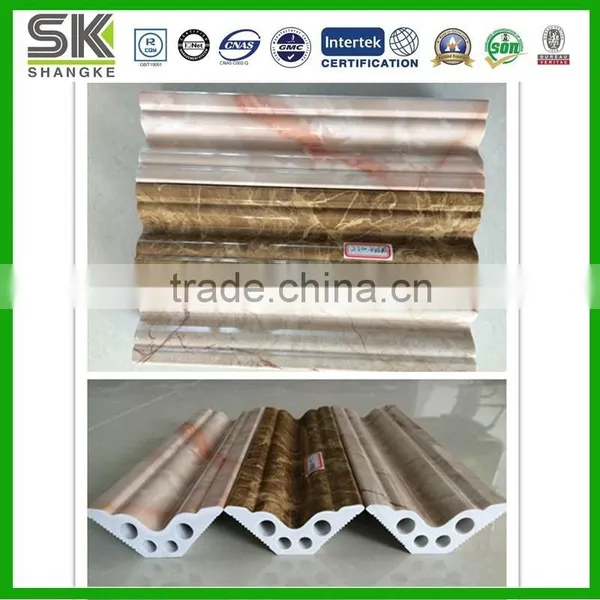 2015 New Products Low Cost Building Materials Interior Decorative Plastic Marble Skirting photo-3