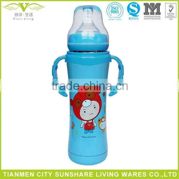 New Baby Products Double Insulation Stainless Steel Feeding Bottle