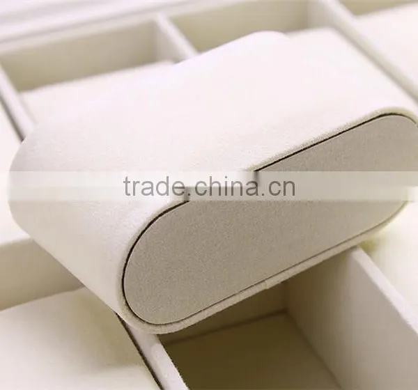 Custom Personalized 3 Slot Black Leather Watch Storage Box With Clear Lid photo-3