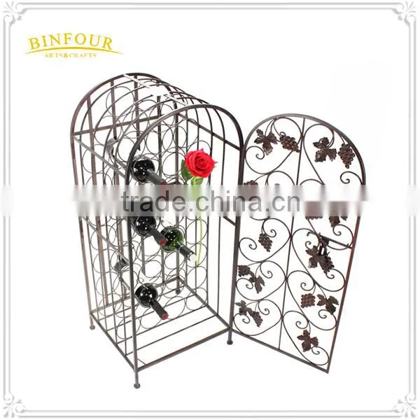 Metal Beer Rack Display Shelf Glass Display Shelf Wall Wine Glass Rack photo-3