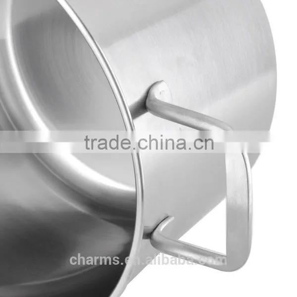LOW MOQ Stainless Steel Restaurant Commercial Casserole&2016 Chuangsheng Double Wall Stainless Steel Cookware Quality Choice photo-3