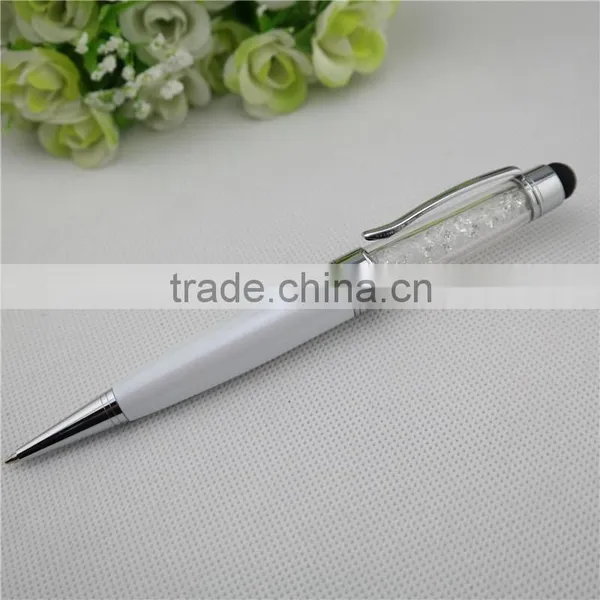 TCR-08 Novelty Crystal Touch Pen , 3 in 1 Stylus Pen With Usb Drive photo-5