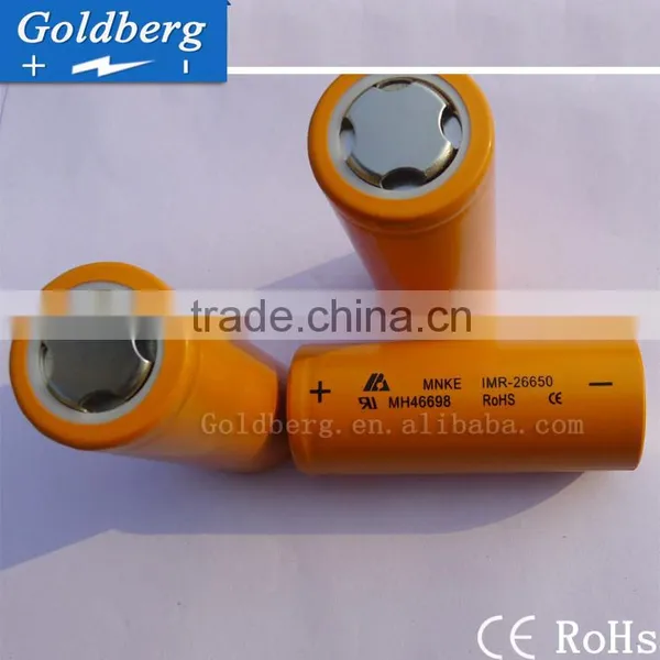 Wholesale Genuine MNKE IMR 26650 3500mAh 3.7V High Drain LiMn Battery MNKE 26650 Battery Orange Color for 26650 Mod photo-4
