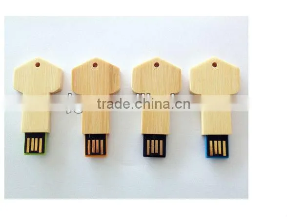 Fashional Mini Wooden Key Shape USB Flash Drive