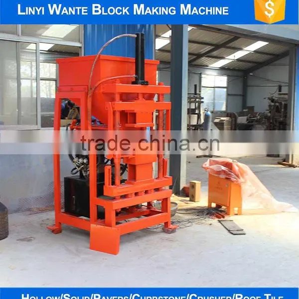 WT1-10 Cement Clay Brick Machine 15 hp Diesel Engine photo-3