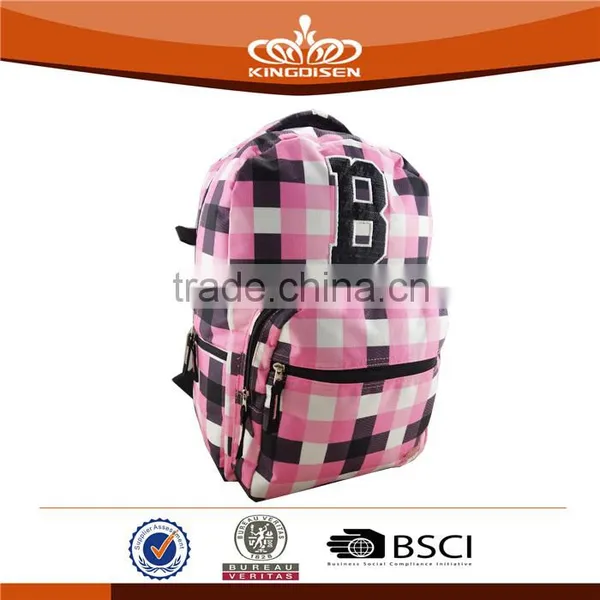 Twill Nylon Material School Bag For Girls photo-2