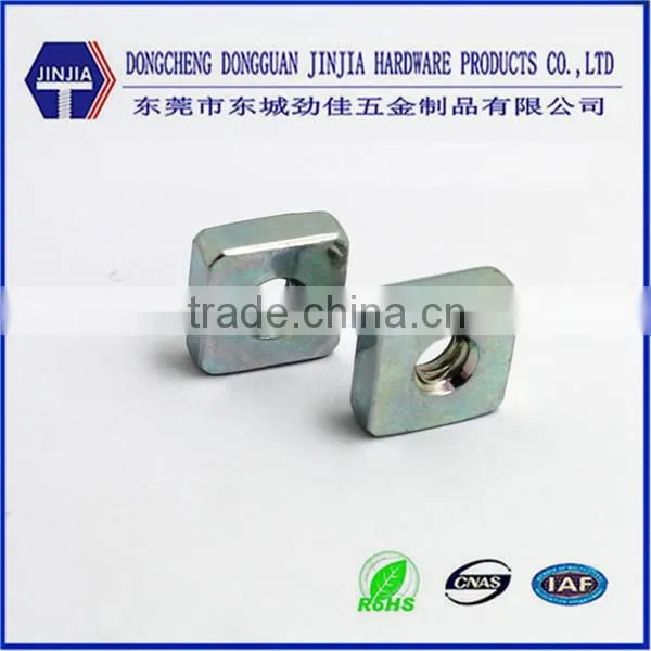 Square thin nuts